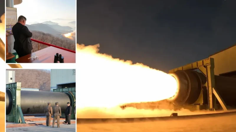 North Korea Advances Solid-Fuel ICBM Missile Engine